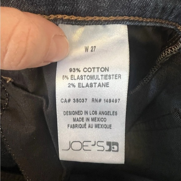 Joe's Jeans Women's Cotton Roll-Cuff Jeans Stretch Cotton Blue Size 27 - Picture 10 of 11